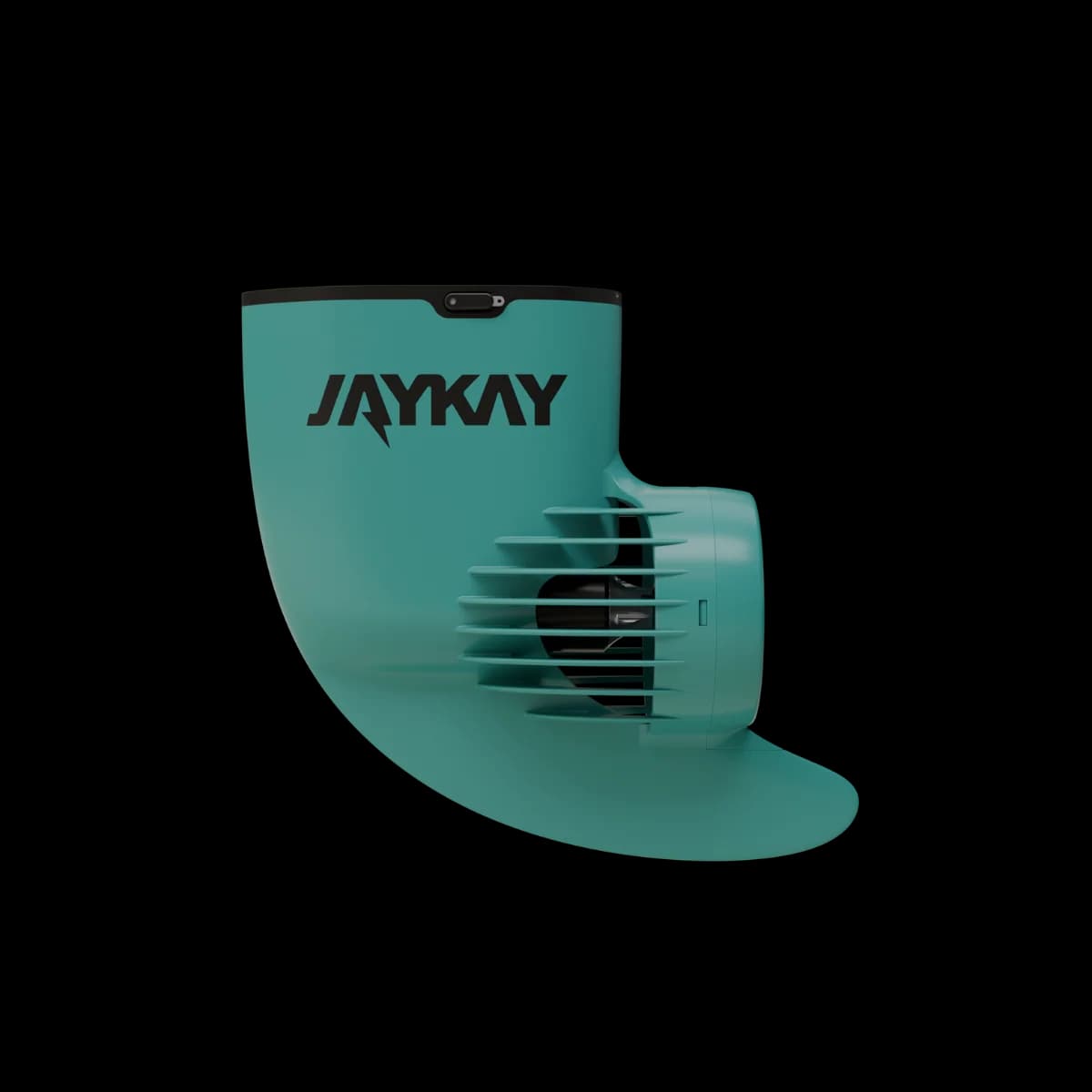 JAYKAY e-Fin 2.0 electric SUP fin motor, side view